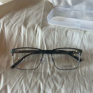 Helium 4420 Satin Olive Eyeglasses Frame 55-17-145